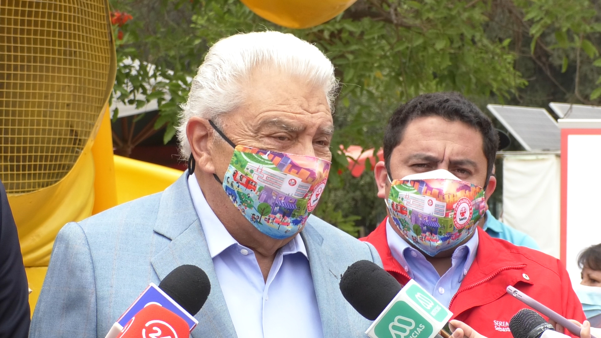 Don Francisco durante una actividad de la Teletón en Chile en 2021, fotografía de archivo de Mediabanco Agencia.