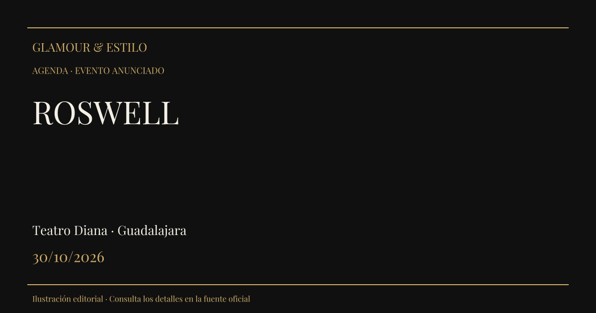 Portada editorial: ROSWELL