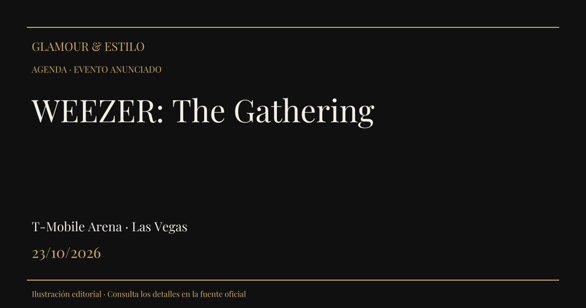 Portada editorial: WEEZER: The Gathering